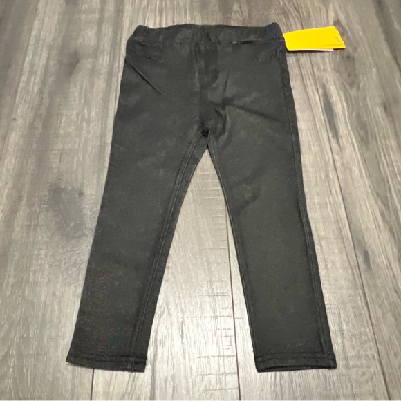 H&M Grey Black Polka Dots Pink and Denim Jeggings - Picture 4 of 5